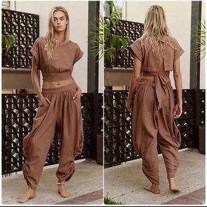 Free People Feelin Free Set Sz M $108 Retail
